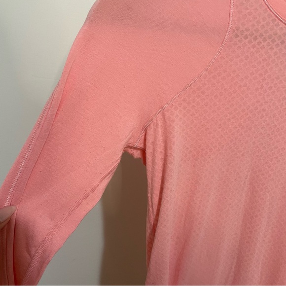 Lululemon Digni Tee Long Sleeve Coral Pink Size 2-4? - Picture 8 of 11